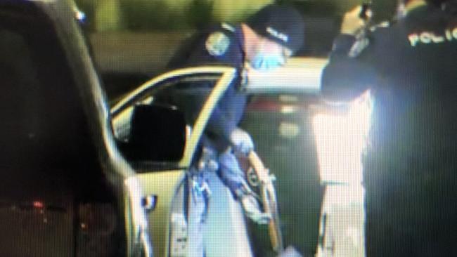 Two men and a woman have been arrested in Gawler South, accused of an armed home invasion. Picture: Ella Duffy/Nine News Adelaide