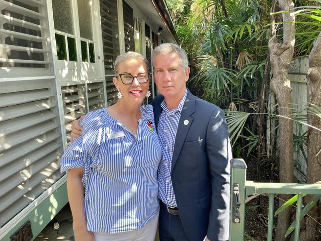 Veteran Townsville real estate agent Jools Munro has teamed up Explore Property director Andrew Acton to launch a new Explore Property agency in Hermit Park. Picture: Leighton Smith.