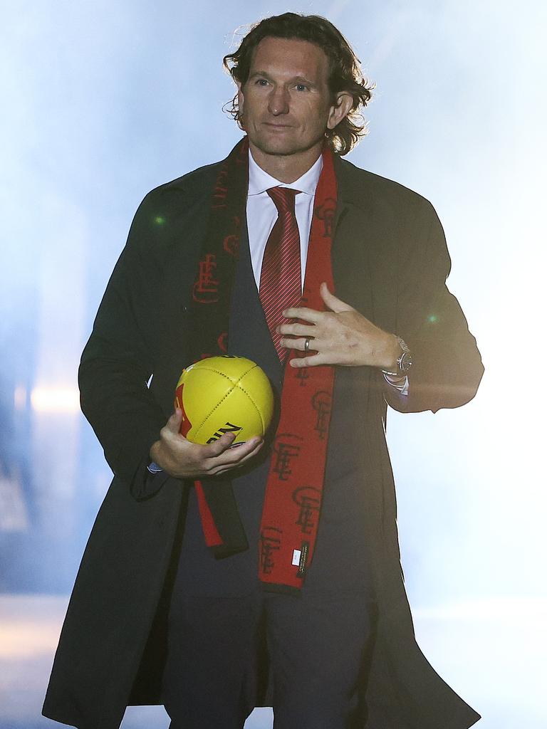 Hird was back at Essendon to celebrate the club’s 150th. Picture: Michael Klein