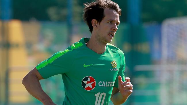 Former Socceroos star Robbie Kruse has returned to the Brisbane Roar. Picture: Toby Zerna