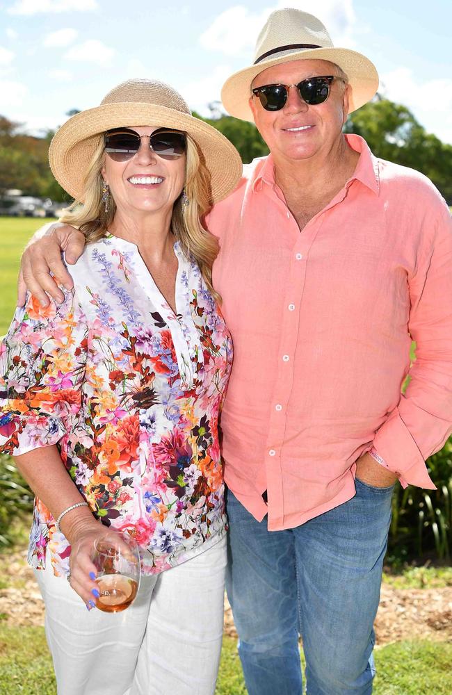 Lize and Arnold Foyrie at the Polo &amp; Provedores, Noosa. Picture Patrick Woods.