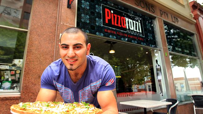 Pizzarazzi franchises director Aziz Elali in Hobart.