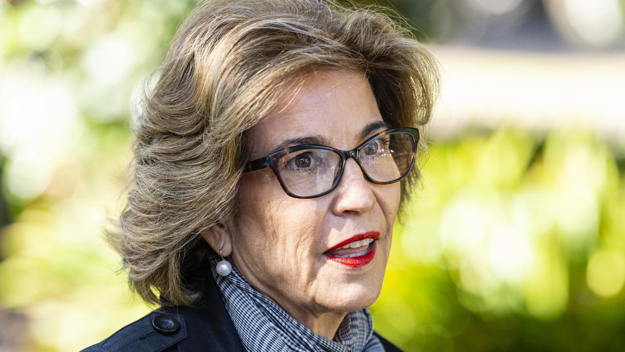 Darling Downs Health chief executive Annette Scott talks to media the day after the budget announcement of the new Toowoomba Hospital, Wednesday, June 22, 2022. Picture: Kevin Farmer