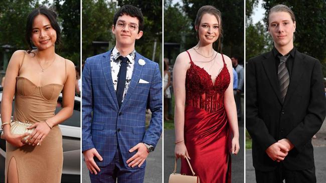 Elegance was the order of the day as Nambour State College students stunned on the red carpet. Pictures: Patrick Woods