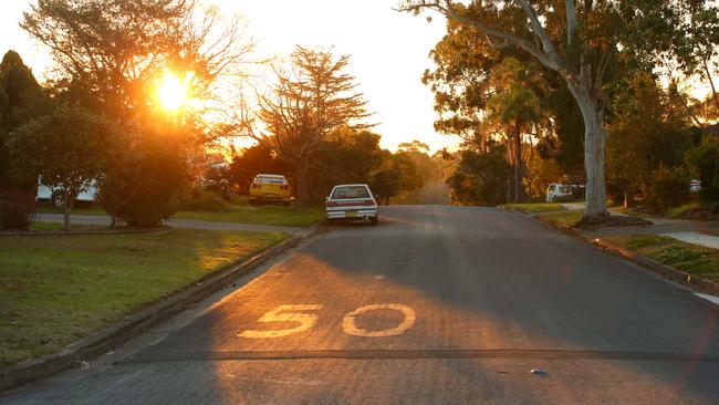 The streets involved are currently quiet, suburban areas.