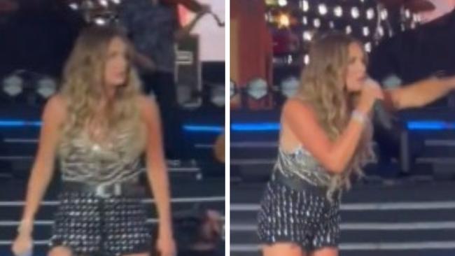 Country singer Carly Pearce goes off.