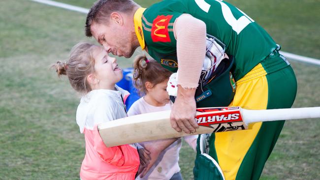 David Warner was sacked as vice-captain and banned for 12 months by Cricket Australia. Picture: Luke Drew