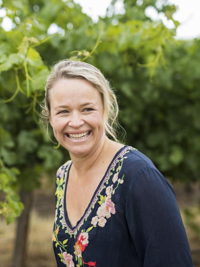 Oliver’s Taranga winemaker, owner and director Corrina Wright.