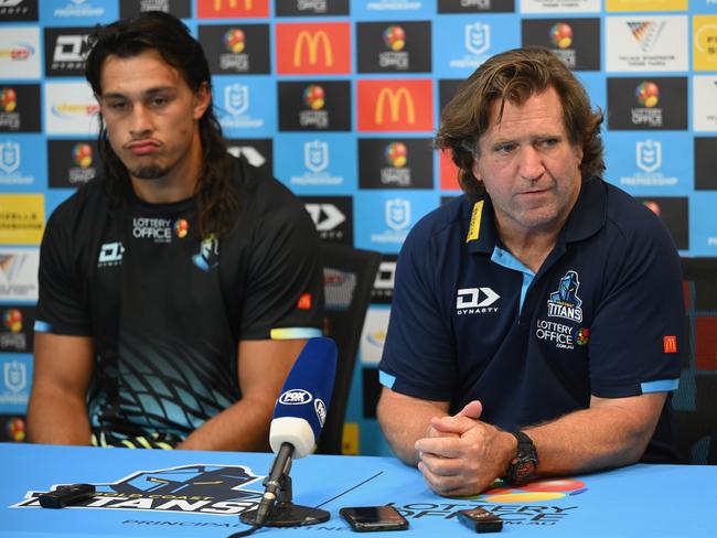 NRL 2024 RD01 Gold Coast Titans v St. George Illawarra Dragons - Des Hasler. Picture: NRL Photos