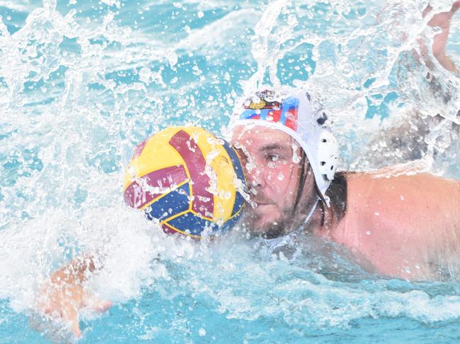 Water Polo Queensland Country Championships, 2nd World War Memorial Aquatic Centre, Rockhampton, February 19, 2023. Menâs bronze medal game, Rockhampton versus Cairns.