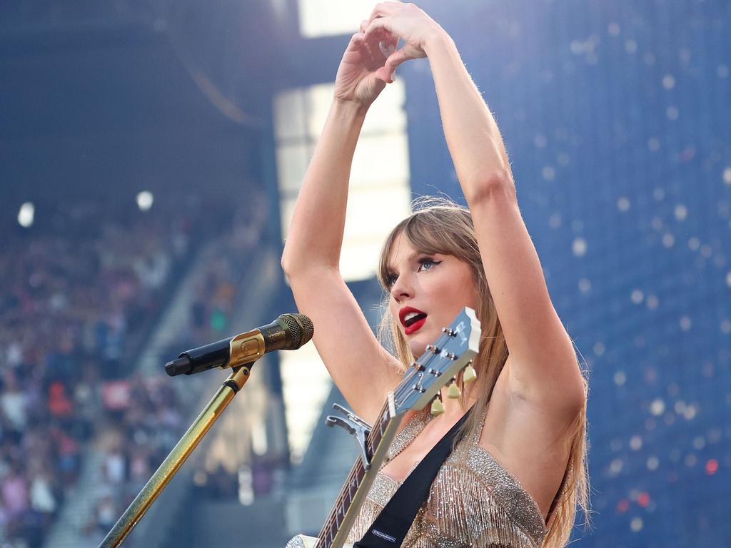 The family was on the way to see Taylor Swift perform in Melbourne. Picture: Graham Denholm/TAS24/Getty Images for TAS Rights Management