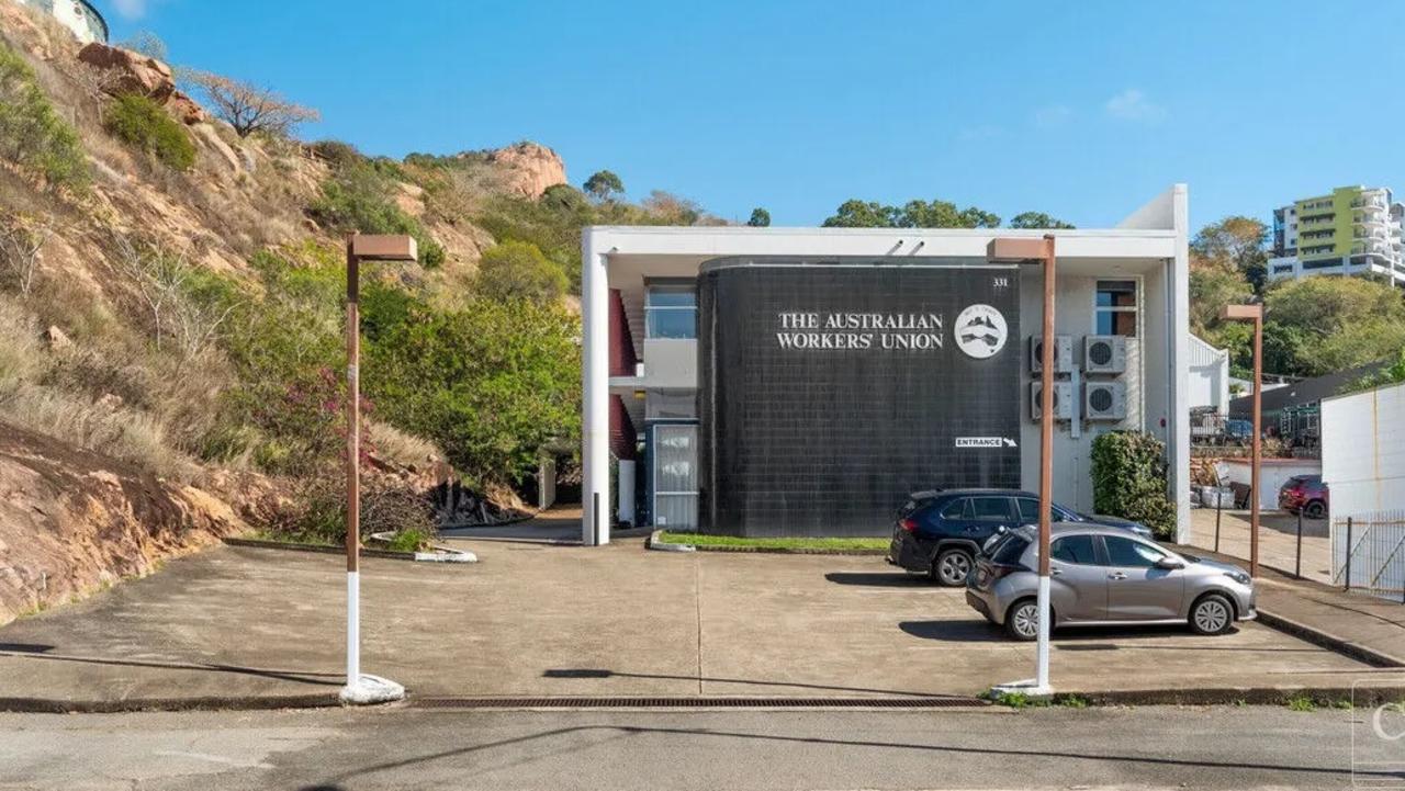 The Australian Workers Union building at 331-339 Sturt St, Townsville, is up for sale. Picture: Colliers.