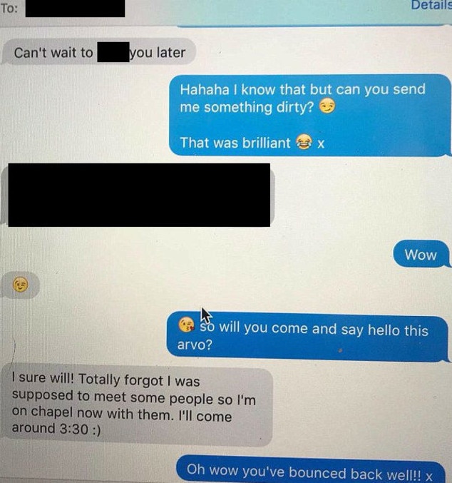 My Ex Girlfriend Sexting Australia