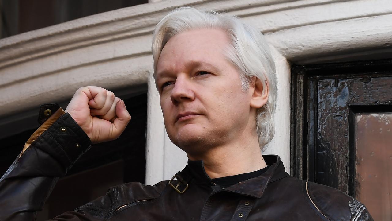 WikiLeaks founder Julian Assange has been holed up inside the Embassy of Ecuador in London for six years. Picture: AFP