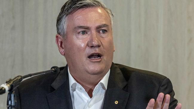 Eddie McGuire says he holds no grudges against senior figures at the club who criticised him Picture: Jake Nowakowski