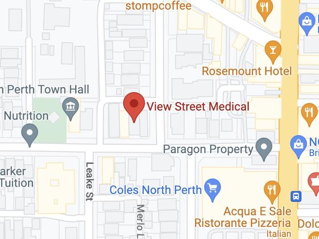 A man has been detained after allegedly attacking an employee with an axe at a north Perth medical centre on Thursday morning.