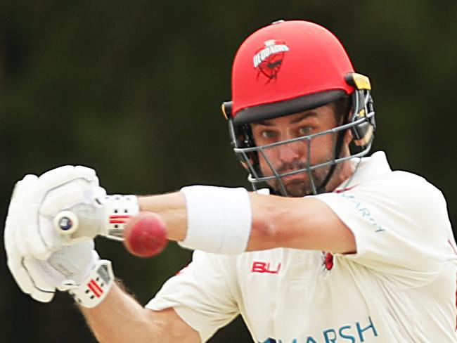 SYDNEY, AUSTRALIA - FEBRUARY 27: Callum Ferguson of the Redbacks bats during day four of the Sheffield Shield match between New South Wales and South Australia at Bankstown Oval on February 27, 2020 in Sydney, Australia. (Photo by Mark Metcalfe/Getty Images)