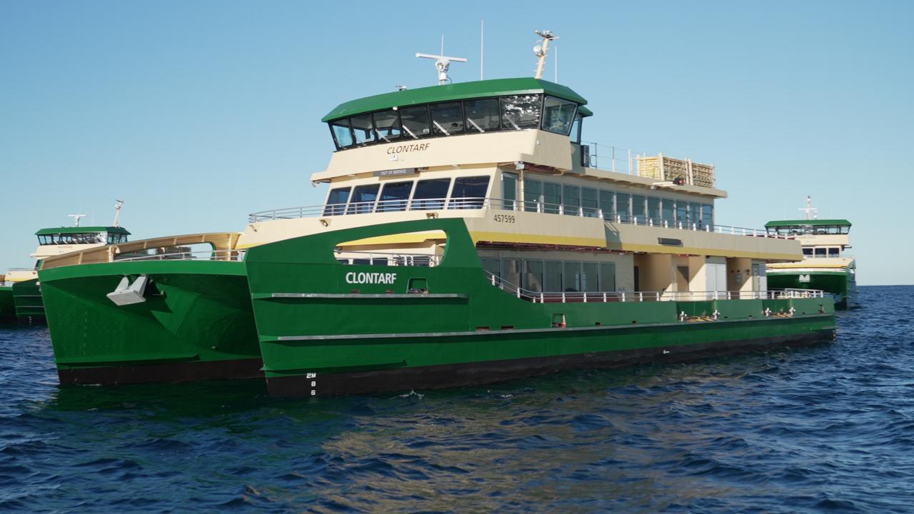 The Clontarf is one of the three new generation Emerald-class ferries that have been used to carry passengers on the Circular Quay to Manly ferry line. Picture: NSW Government.