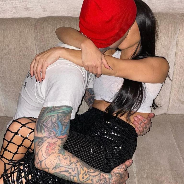 Travis Barker and Kourtney Kardashian pack on the PDA Picture: Instagram/travisbarker