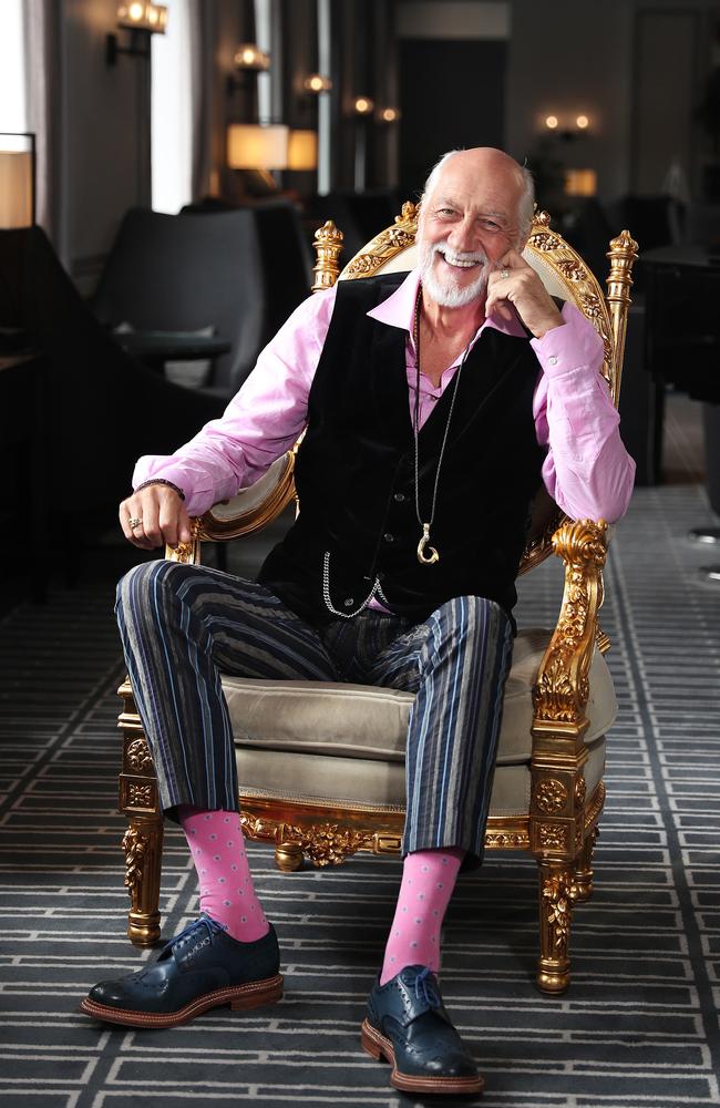 Mick Fleetwood launches his book with dinners and signings in Sydney and Melbourne. Picture: Brett Costello