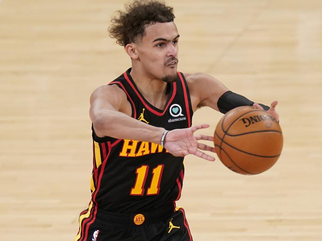 Trae Young was happy to play the villain.