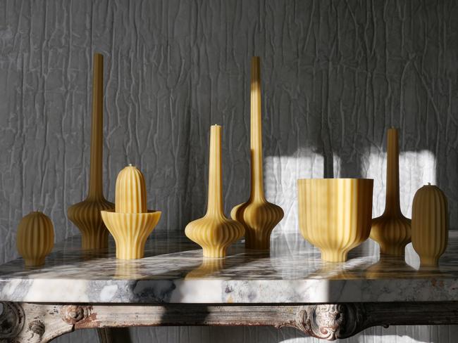 Beeswax candles by Tony Assness.