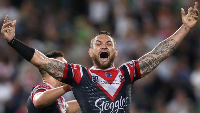 Enforcer Jared Waerea-Hargreaves could spurn bigger offers at other clubs to remain at the Sydney Roosters. Picture: Phil Hillyard