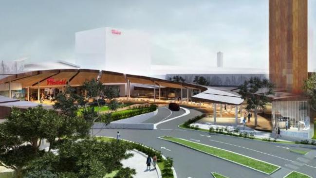 An artist's impression of what a redeveloped Westfield Knox will look like — when work finally starts.