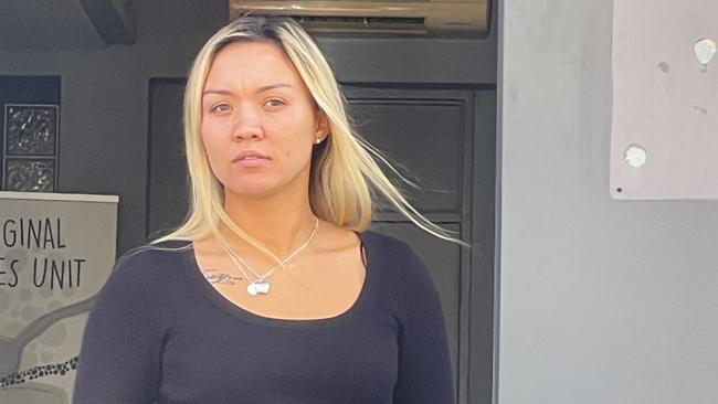 Jessica Louise Wu, 23, formerly of Charmhaven, leaving Wyong Local Court after pleading guilty to a raft of property offences from when she was on drugs in 2021 before she fled to Queensland to turn her life around. Picture: NewsLocal