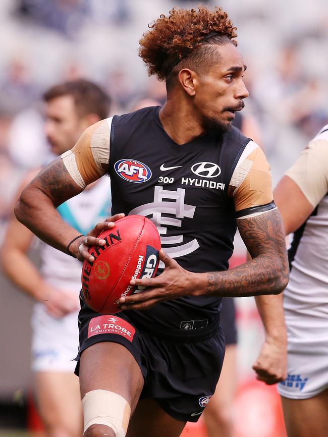 Jarrod Garlett played 13 games for Carlton before being delisted. Picture: Michael Klein