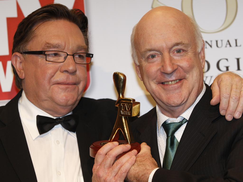 Clarke was given a Lifetime Achievement Award award at the 50th Annual TV Week Logie Awards, 2008. Picture: Supplied