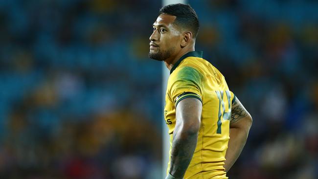 Israel Folau says he almost walked away from the game this year. Picture: Getty