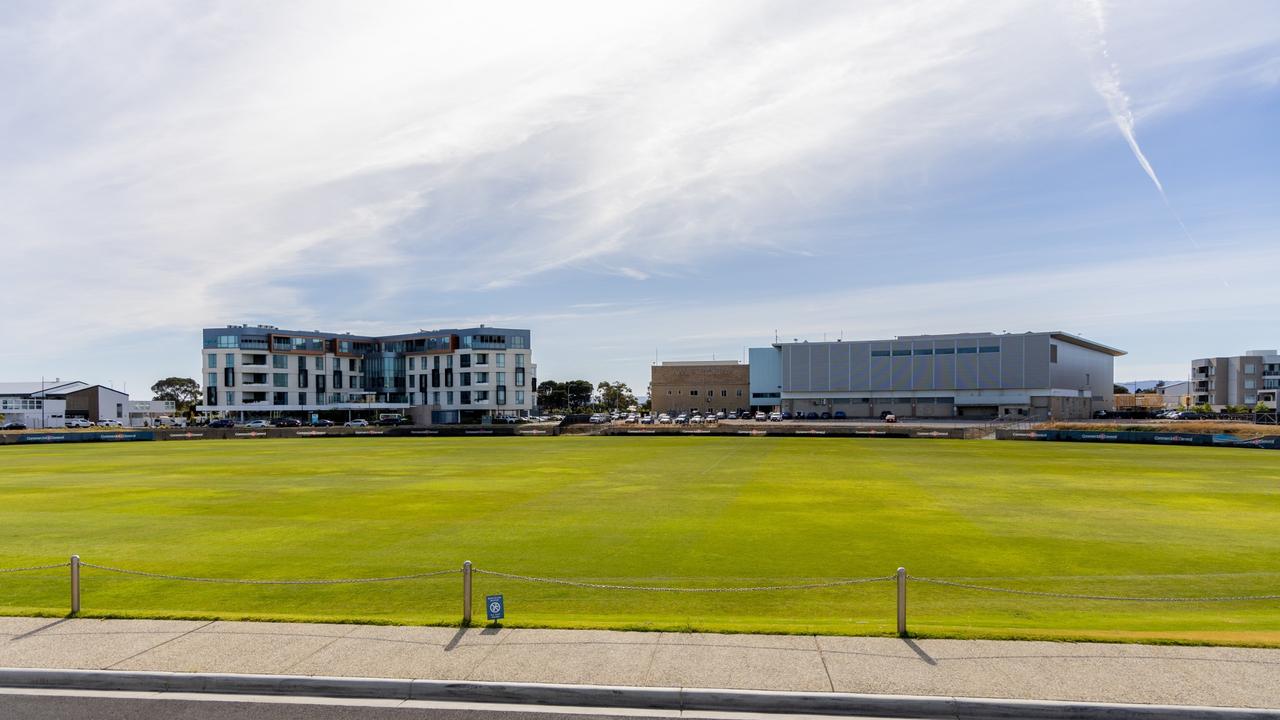 The SANFL is seeking a long-term lease of Football Park in the event that Adelaide relocate their home grounds to Thebarton. Picture: City of Charles Sturt