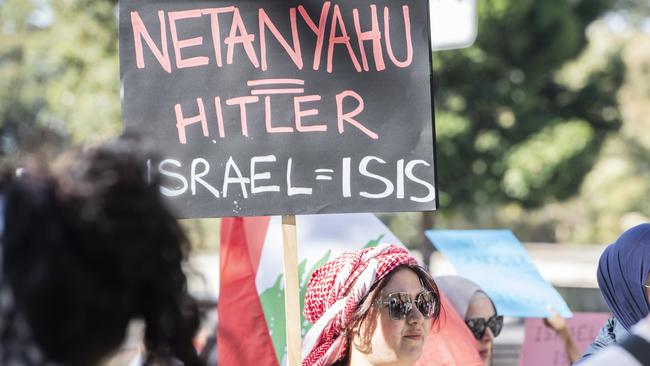 A pro-Palestinian demonstration in Sydney on October 29. Picture: NCA Newswire/Monique Harmer