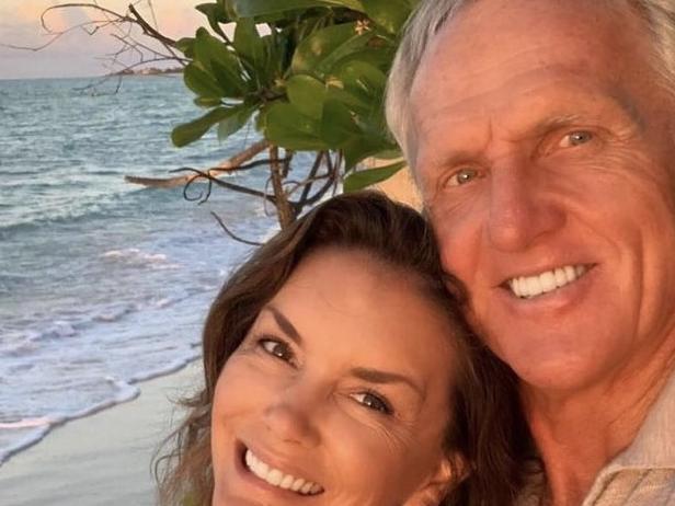 Kirsten and Greg Norman. Picture: Supplied