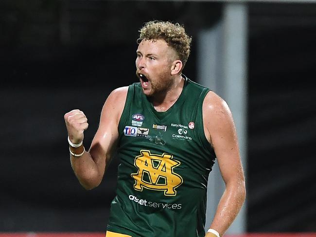 St Mary's goalkicker Jackson Calder. Picture: Felicity Elliott/NTFL Media