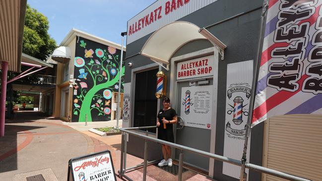 Ms Zaf said the shopping centre was safer with the old police station. Picture: Darcy Fitzgerald