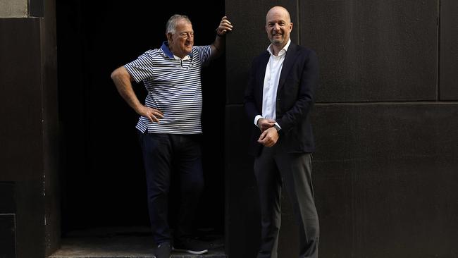 Father and son Kevin and Mark Maloney. ‘We are a close family.’ Picture: Jane Dempster