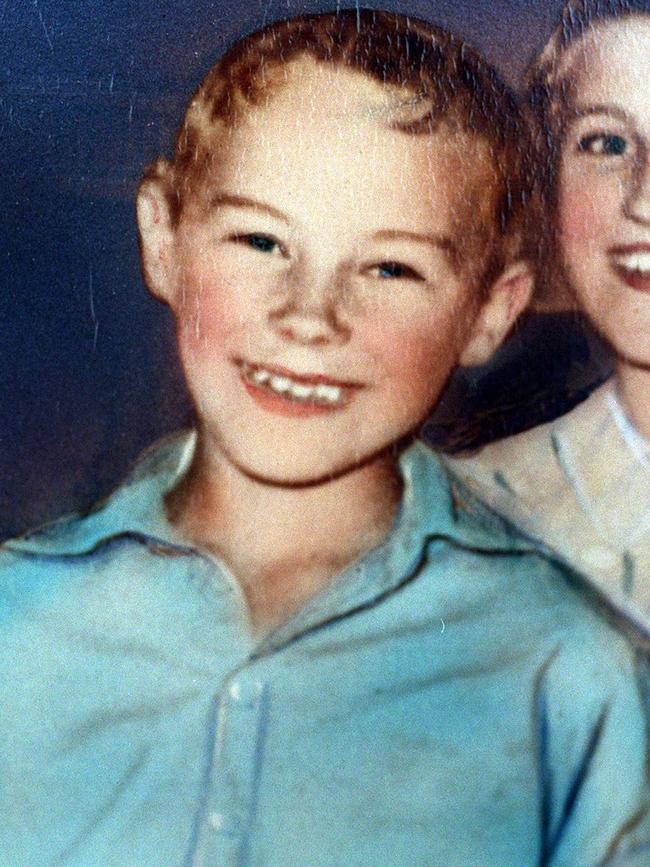 Serial killer Ivan Milat aged about 10.