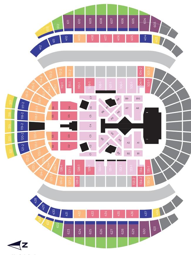 Partially obstructed seats at Accor Stadium will become available. Picture: Supplied