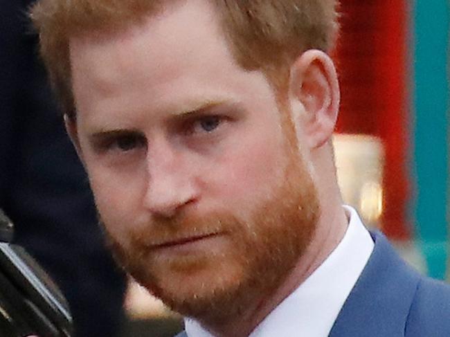 (FILES) In this file photo taken on March 09, 2020 Britain's Prince Harry, Duke of Sussex leaves after attending the annual Commonwealth Service at Westminster Abbey in London on March 09, 2020. - Prince Harry said the world is led "by some very sick people" in a phone call with Russian pranksters impersonating eco-warrior Greta Thunberg and her father, it emerged on March 11, 2020. The prince was duped into two chats with pranksters Vladimir "Vovan" Kuznetsov and Alexei "Lexus" Stolyarov -- known as "Vovan and Lexus" -- who have made a habit of fooling politicians and pop stars into fake phone calls. (Photo by Tolga AKMEN / AFP)