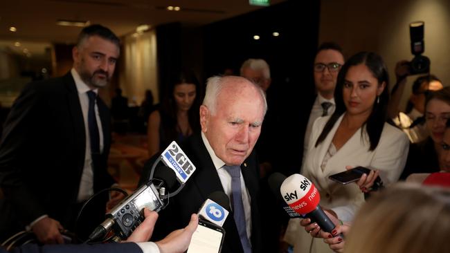 John Howard has blasted the Territory government, saying it is making mistakes over alcohol access issues. Picture: Damian Shaw