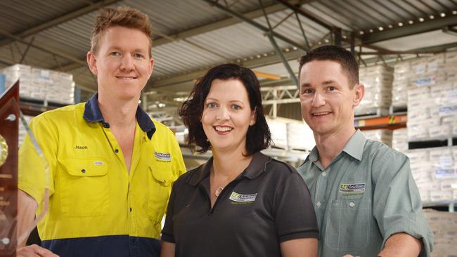 Jason Zerner, Julie and Andy Williams. Photo Renee Pilcher / The Gympie Times