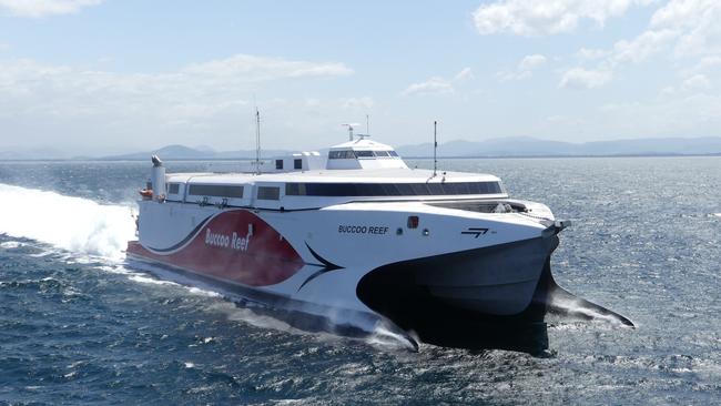 Incat's newest catamaran Bucco Reef, which is travelling to Trinidad and Tobago.