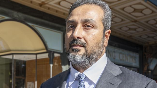 Mohammed Saderuddin Syed leaving the Downing Centre. Picture: NewsWire