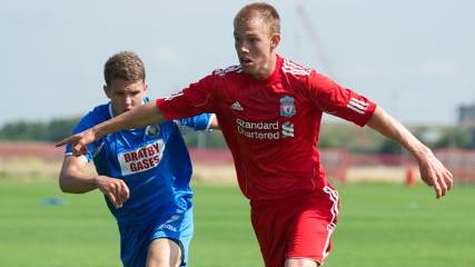 Tom King playing for Livepool FC youth team. Picture: Liverpool FC