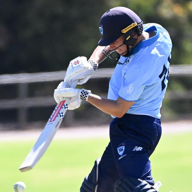 Bailey Abela was once again the standout with the bat. Picture: Cricket Australia