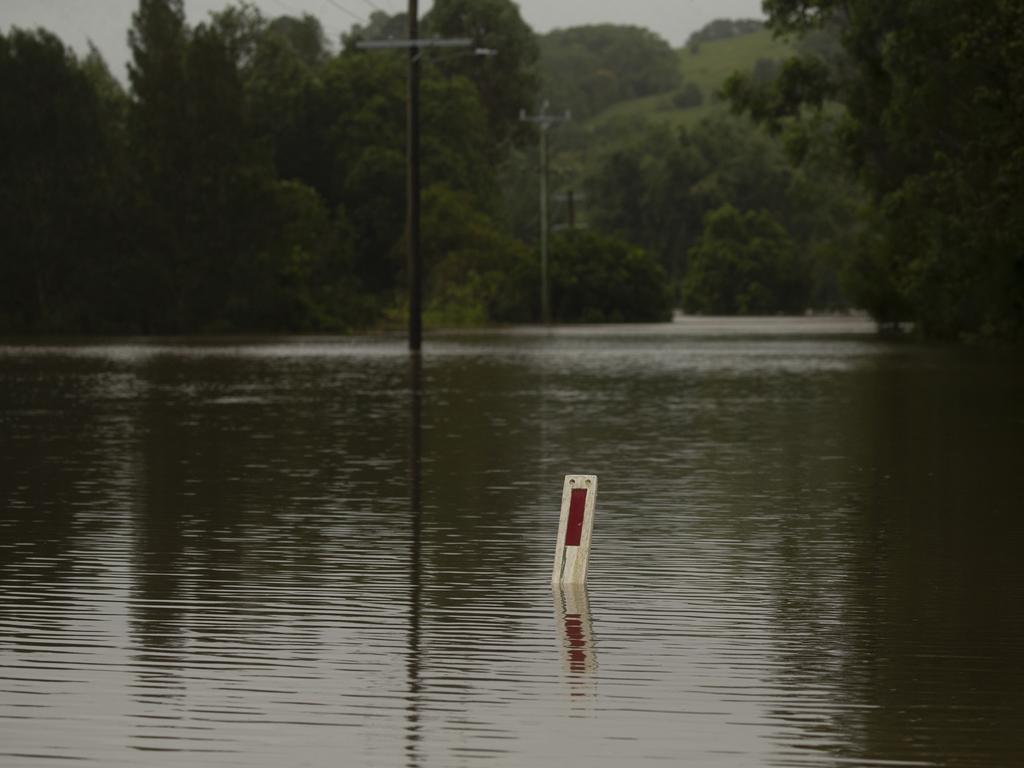 Scenes from the Lismore CBD over the weekend as floodwater recedes. Picture: NewsWire / Glenn Campbell