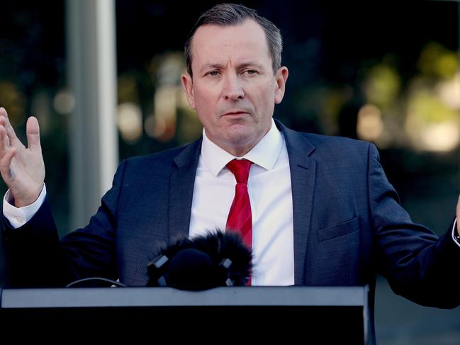 Western Australia Premier Mark McGowan is battling Clive Palmer on numerous fronts. Picture: AAP/Richard Wainwright