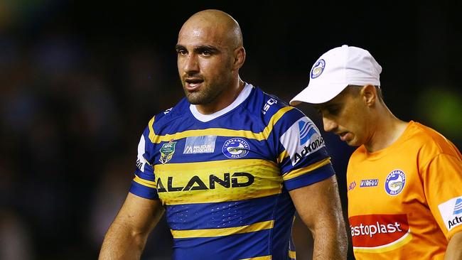 Tim Mannah will stay an Eels despite agreeing to join the Tigers. Picture: Getty Images